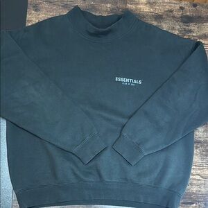 Fear of God Essentials Charcoal Crewneck Men's Sweater